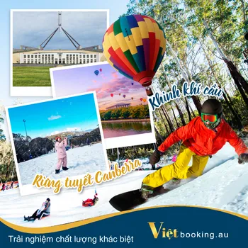 Khí cầu - Rừng tuyết Canberra 2 ngày